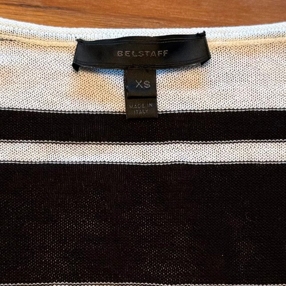 Belstaff Lightweight Cotton V-Neck Sweater XS - Picture 7 of 8